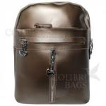 Кожаный рюкзак-сумка INDIKA CASUAL. Бронза.