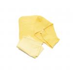 Набор для сауны вафельный женский 3 предмета цвет желтый