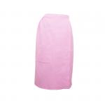 Набор для сауны вафельный женский 3 предмета цвет розовый