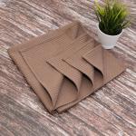 Набор для сауны вафельный мужской 2 предмета  цвет коричневый