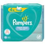Pampers Fresh Clean Детские салфетки 4*52 шт