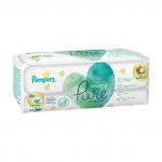 *СПЕЦЦЕНА PAMPERS Pure Protection Coconut Детские салфетки 2*42 шт