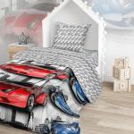 КПБ 1.5 бязь "Juno" (70х70) рис. 16141-1/16209-2 Скоростные гонки