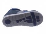 122134-21 син/сер Сандалии для мальчиков (21-24)/8
