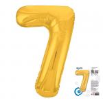 Фольгированный воздушный шар в виде цифры 7 Agura