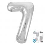 Фольгированный воздушный шар в виде цифры 7 Agura