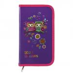 Пенал школьный Юнландия Совы 228258