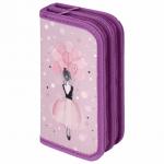 Пенал школьный Юнландия Ballet 2 отделения 229161