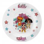 L.O.L. Surprise! Тарелка «Дизайн 2», 19,5 см, стекло (285563)