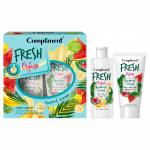 Жен Тимекс Набор №1641 Compliment Tropical Energy (Пена для ванн+Скраб для тела+Свеча)