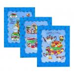 Набор вафельных полотенец 3 шт 383/2