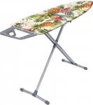 Доска гладильная "Nika 10" 122*40 см, h=до 90 см, стол/мет. моноблок, подставка, Н10/6 Ананасы Nika