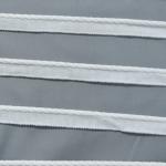 Кант текстильный цвет белый ширина 4 мм