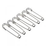 Набор английских булавок 6 шт., металл, 70 мм