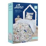 КПБ 1.5 бязь "Juno" (70х70) рис. 13108-1/31067-2 Скетч ( Маркеры )