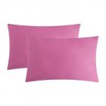 Комплект наволочек "Этель", 50х70 см - 2 шт, розовый, 100% хлопок, поплин