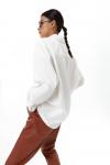 Базовая oversize-рубашка из смесового хлопка TOPTOP