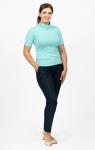 Водолазка женская, рибана с лайкрой, ментол (657-11)