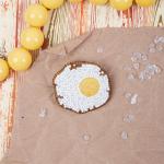 "Klart" набор для вышивания 10-014   "Брошь. Яичница"