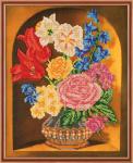 Набор для вышивания "Радуга бисера" В-201   "Букет в вазе"