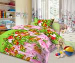 Постельное белье из бязи 105 г/м2 "Сказочная страна" 110*140 (диз.: 3650-2 Ежики)