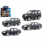 Машинка 1:60 КОЛЛЕКЦИЯ "РУССКАЯ СЕРИЯ" премиальный черный, в дисплее 18 шт. Арт.53013