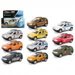 Машинка 1:38 RENAULT DUSTER ассорт. Инерционный механизм. Арт.49499