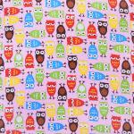 Набор детских пеленок поплин 4 шт 1799/1 цвет розовый