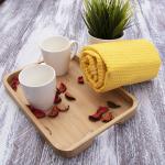 Полотенце вафельное банное Премиум 150/75 см цвет 257 желтый