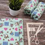 Набор детских пеленок фланель 4 шт 158-2П