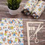 Набор детских пеленок фланель 4 шт 736-1П