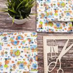 Набор детских пеленок фланель 4 шт 736-1П