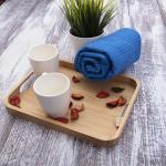 Полотенце вафельное банное Премиум 150/75 см цвет 842/3 синий