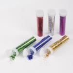 Блестки для декора (глиттер) ОСТРОВ СОКРОВИЩ, НАБОР, 6 цветов по 6,5 грамм, блистер, 661550