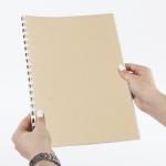 Обложки картон. д/переплета БОЛЬШОЙ ФОРМАТ А3 КОМПЛ.100шт,под кожу, 230г/м2,сл.кость,BRAUBERG,530946