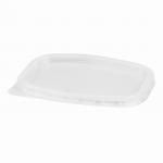 Крышки для одноразовых контейнеров 139х102мм, КОМПЛЕКТ 100шт, ПП, контейнеры 605082-83-84