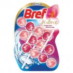 Блок туалетный подвесной твердый 3шт*50г BREF (Бреф) De Luxe,"Нежная магнолия",ш/к172