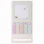 Блок и закладки клейкие ЮНЛАНДИЯ "Конфеты", НАБОР 75*75мм, 20л., 45*12мм,5шт.х20л., 111361