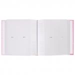 Фотоальбом BRAUBERG "It's a girl" на 200 фото 10*15см, тверд обложка, бум. стр, бокс, розовый,391145