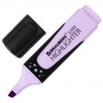 Набор текстовыделителей BRAUBERG 6 шт., АССОРТИ, "SUPER PASTEL", прорезин. корпус, 1-5 мм, 151757