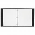 Фотоальбом BRAUBERG "Alpha" 20 магнитных листов, 23*28см, под гладкую кожу, коричневый, 391179