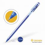 Ручка гелевая CROWN "Multi Jell", СИНЯЯ, узел 0,4мм, линия 0,2мм, MTJ-500, ш/к 07300