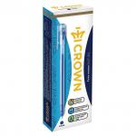 Ручка гелевая CROWN "Multi Jell", СИНЯЯ, узел 0,4мм, линия 0,2мм, MTJ-500, ш/к 07300