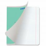 Тетрадь 12л. BRAUBERG КЛАССИКА NEW клетка, обложка картон, ЗЕЛЕНАЯ, 105684