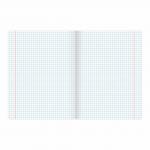 Тетрадь 12л. BRAUBERG КЛАССИКА NEW клетка, обложка картон, СИНЯЯ, 105686