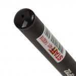 Ручка гелевая STAFF College, ЧЕРНАЯ, корпус черный, игольчатый узел 0,6мм, линия 0,3мм, 143018