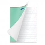 Тетрадь 12л. BRAUBERG КЛАССИКА NEW косая линия, обложка картон, ЗЕЛЕНАЯ, 105688