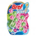 Блок туалетный подвесной твердый 3шт*50г BREF (Бреф) Perfume Switch, "Яблоня-лотос", ш/к 29186