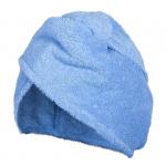 Махровая чалма, голубая Банные штучки