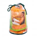 Вафельная накидка для мужчин, оранжевая, 145х60 см Банные штучки /18